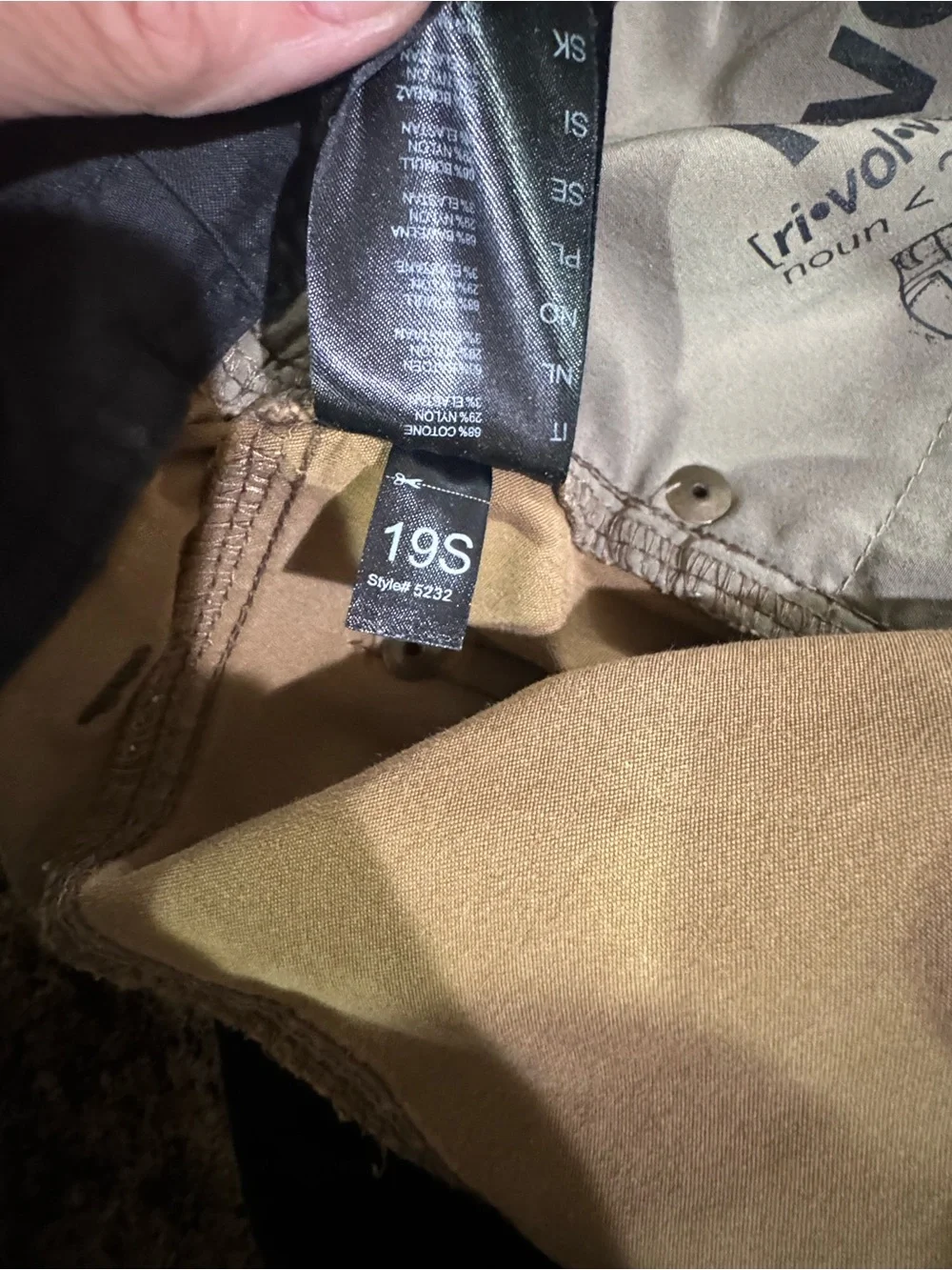 KUHL Revolver Pants Men 38x30 khakis Brown Hiking Outdoor Cargo Vintage Patina